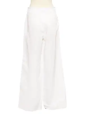 Pantalon long en lin et coton blanc Prix boutique boutique 245€ Taille 36/38 — photo 4