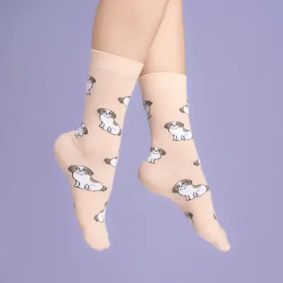 Chaussettes Shih tzu Coucou Suzette — photo 2