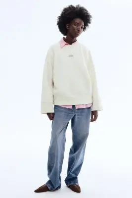 Sweat imprimé - Blanc/Note Floreali — photo 1