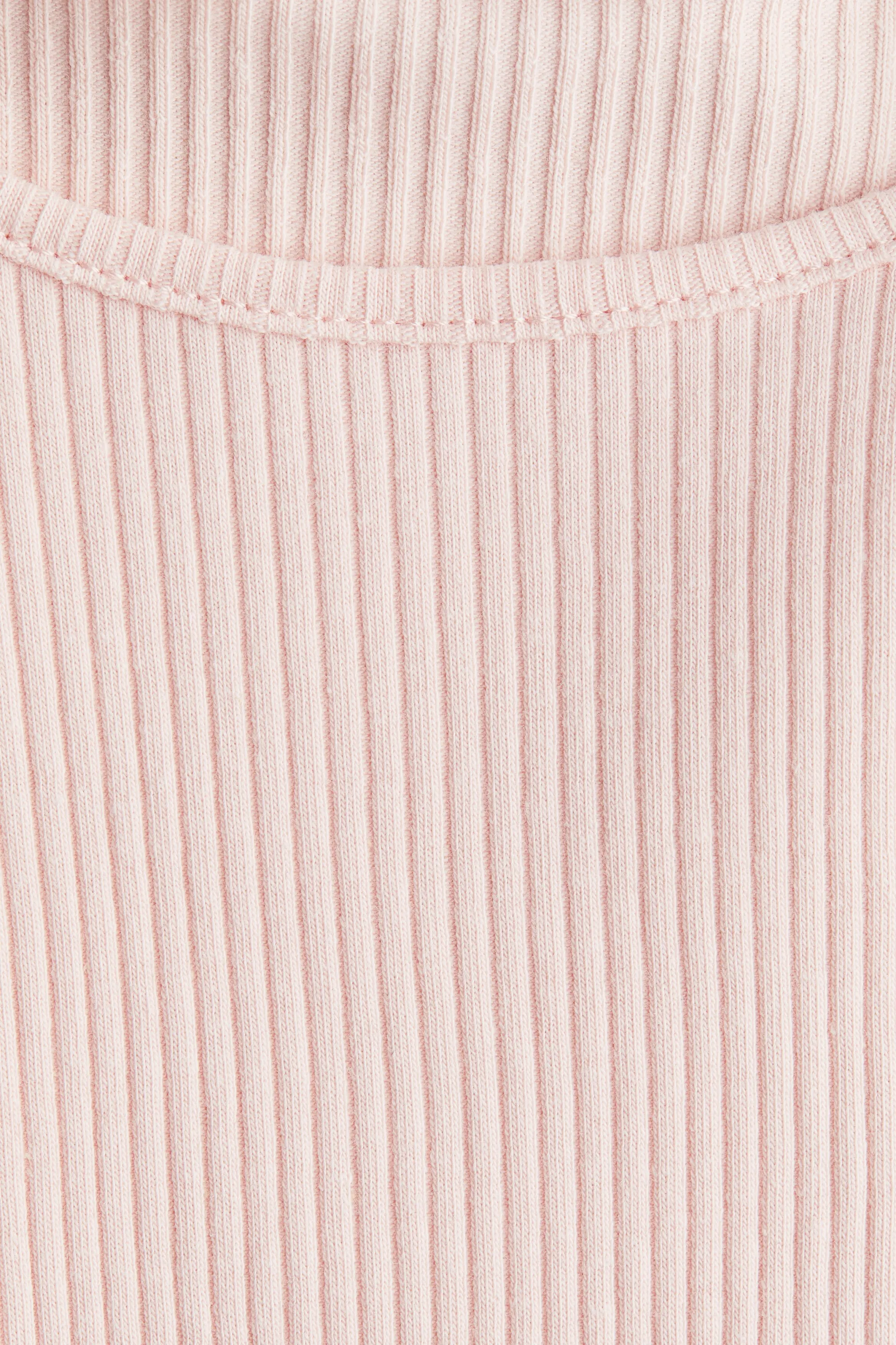 Top avec manches en mousseline - Rose clair