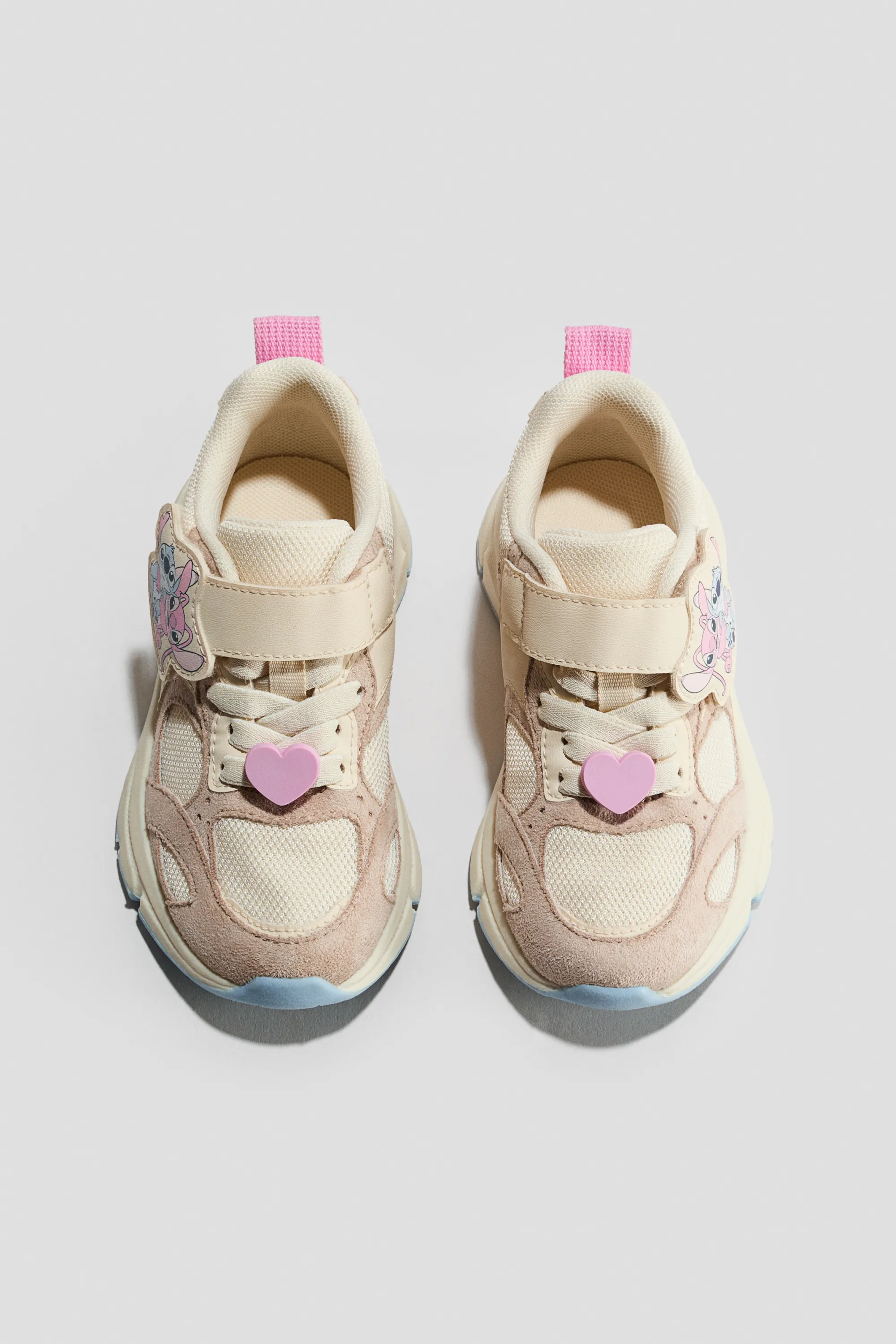 Sneakers avec charm - Beige clair/Lilo et Stitch