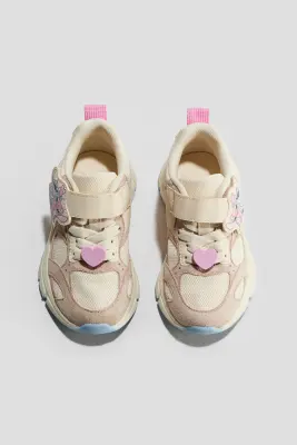 Sneakers avec charm - Beige clair/Lilo et Stitch — photo 1