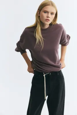 Sweat oversize - Taupe — photo 1