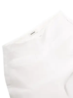 Pantalon long en lin et coton blanc Prix boutique boutique 245€ Taille 36/38 — photo 5