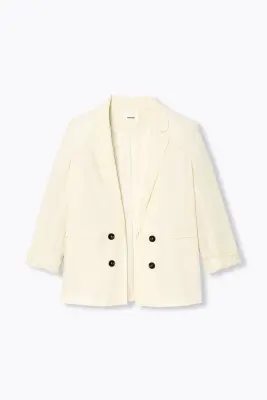 Veste de tailleur lin mélangé — photo 1
