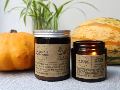 Bougie Végétale moyen modèle - 140g – La Bougie Herbivore — photo 2