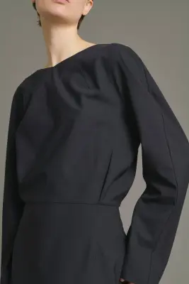 ROBE JULIA DARK NAVY — photo 3
