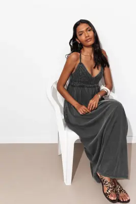 Robe en crochet et jersey — photo 2