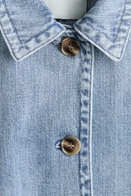Veste en denim - Bleu denim clair — photo 2