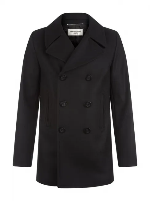 Manteau caban Homme en cachemire noir Prix boutique 1790€ Taille 50