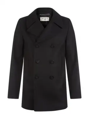 Manteau caban Homme en cachemire noir Prix boutique 1790€ Taille 50 — photo 1