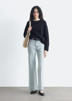 Pull décontracté en maille - Noir — photo 3