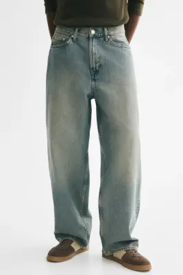 Baggy Jeans - Bleu denim délavé — photo 1