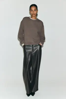 Pull - Taupe foncé — photo 1