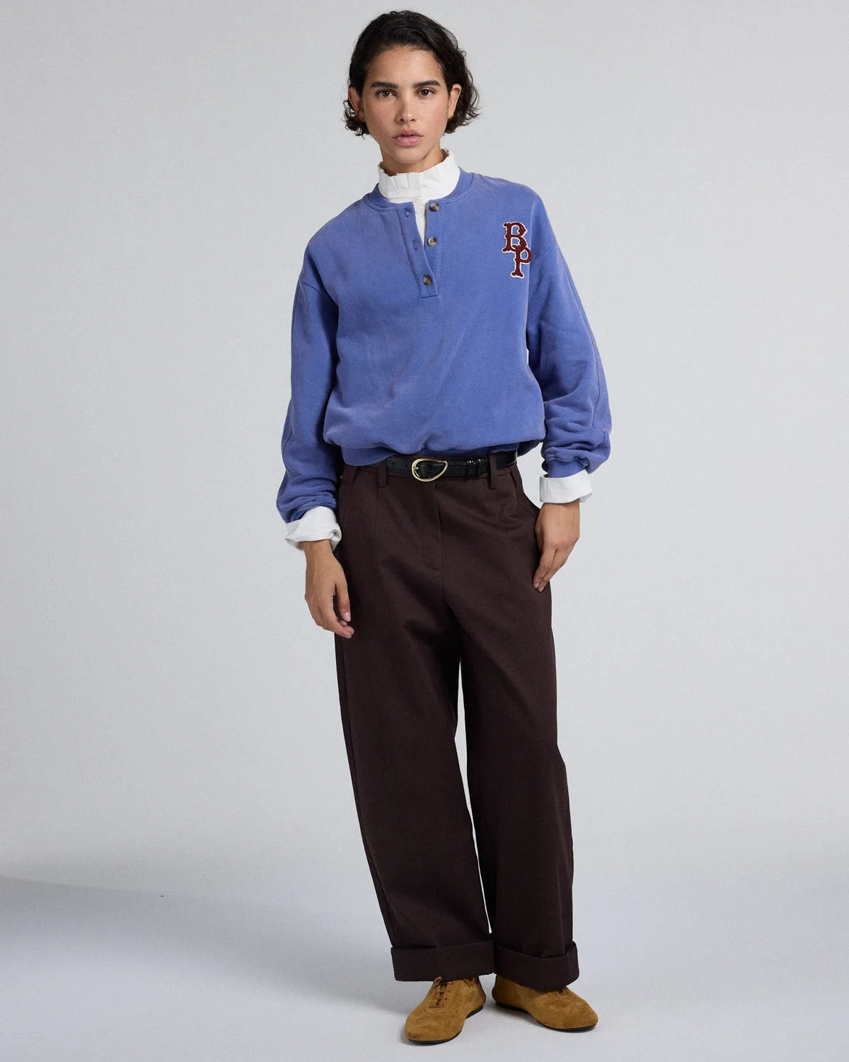 Sweat-shirt Benji bleu lavande