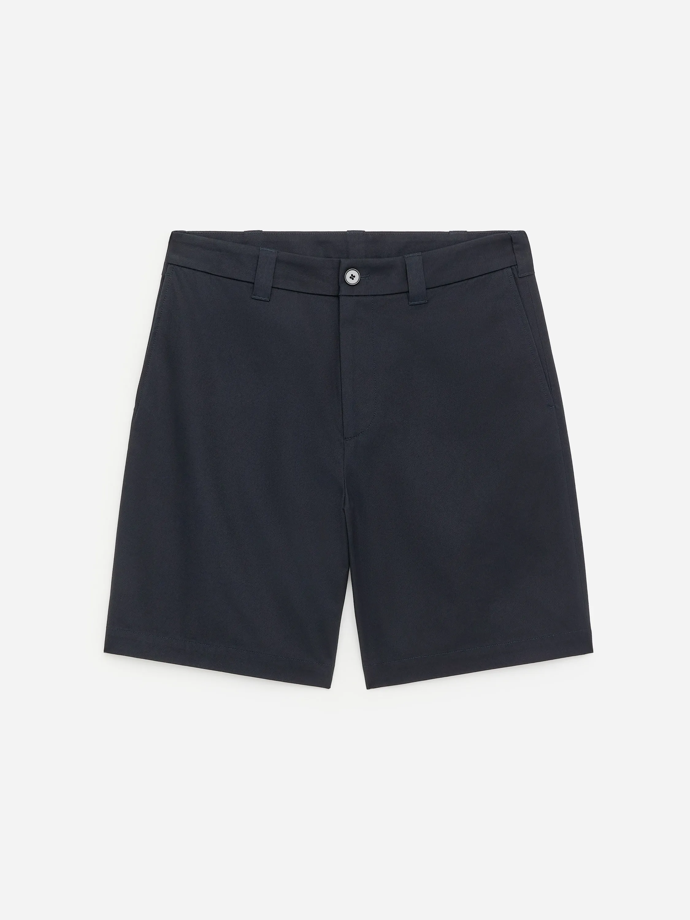 Short décontracté en sergé - Bleu foncé