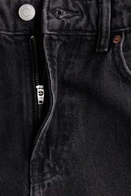 Wide Regular Waist Jeans - Noir denim — photo 4