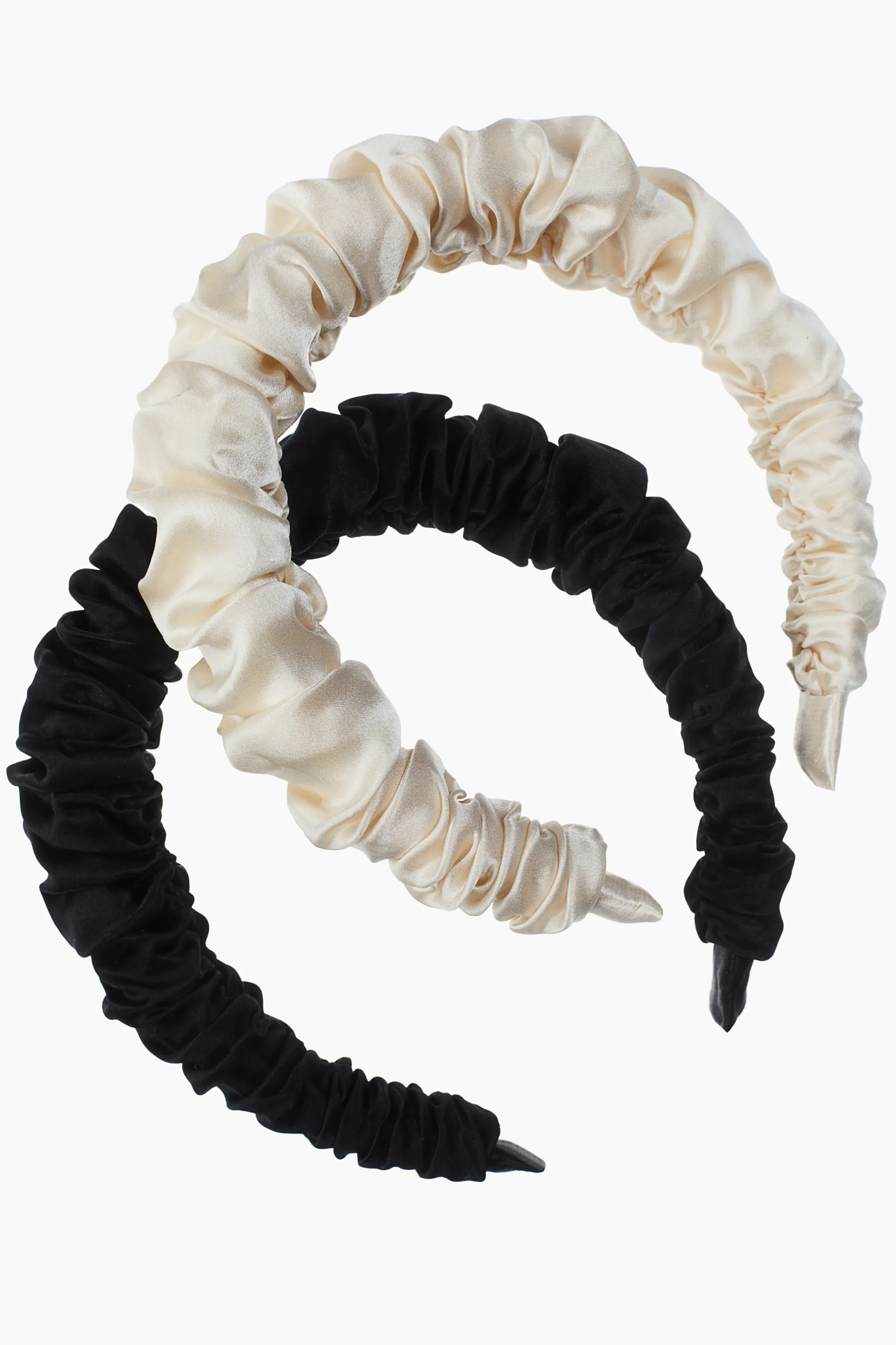 Bandeau beauté à effet ruché - Crème