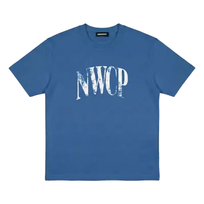 Blue Distressed Logo Tee — photo 1