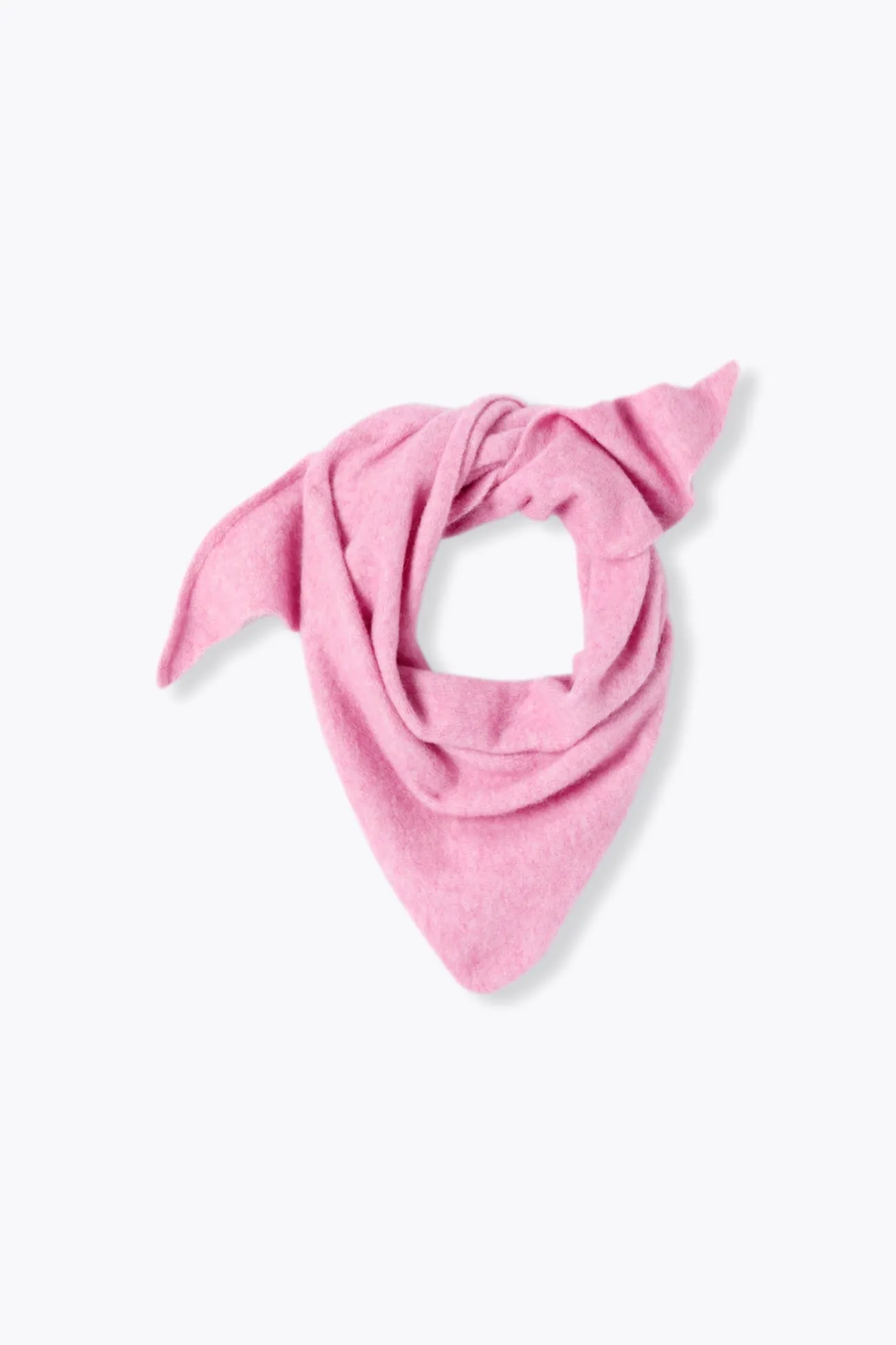 Echarpe triangle en maille