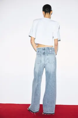 Jean KW - Bleu denim clair — photo 3