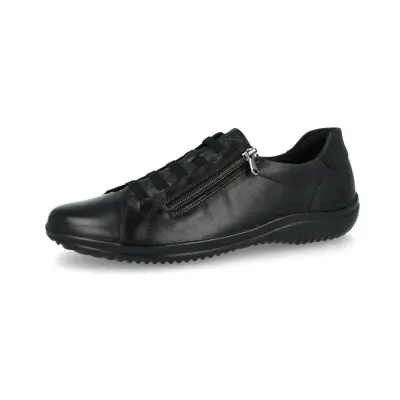 Baskets Remonte D1E09-00 Noires - Lacets Grande Pointure Femme — photo 1