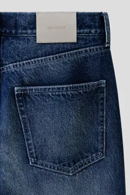 Straight Regular Jeans - Bleu denim foncé — photo 5