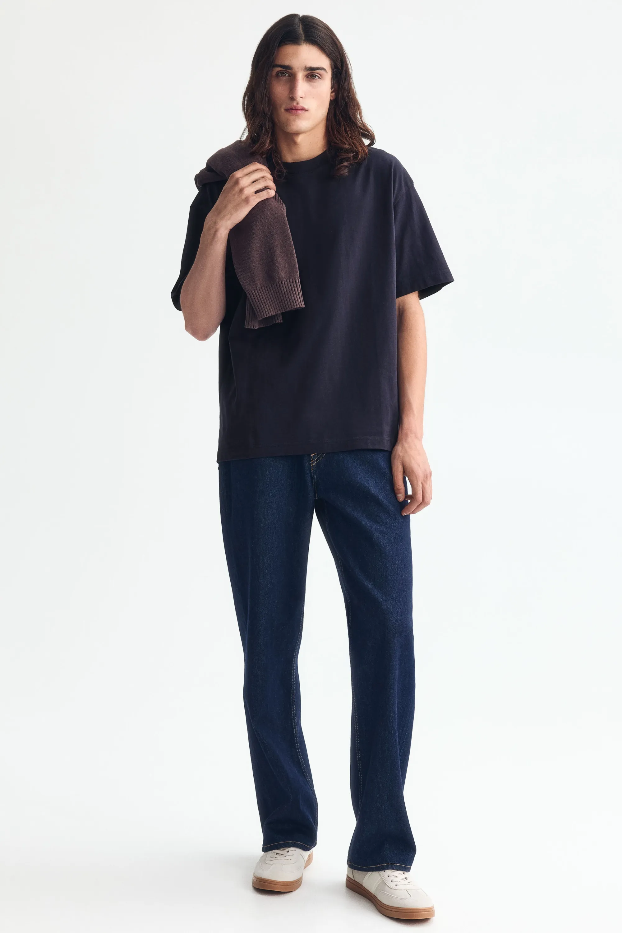 T-shirt Relaxed Fit - Bleu