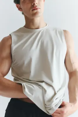 Débardeur de sport Regular Fit DryMove™ - Écru — photo 1