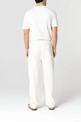 Pantalon Crème en Lyocel, Tencel / Coton Organique — photo 3