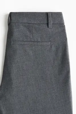 Pantalon chic évasé - Gris foncé — photo 3