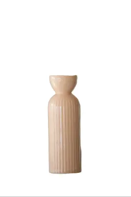 Grand bougeoir/vase Lus -  rose poudré — photo 1