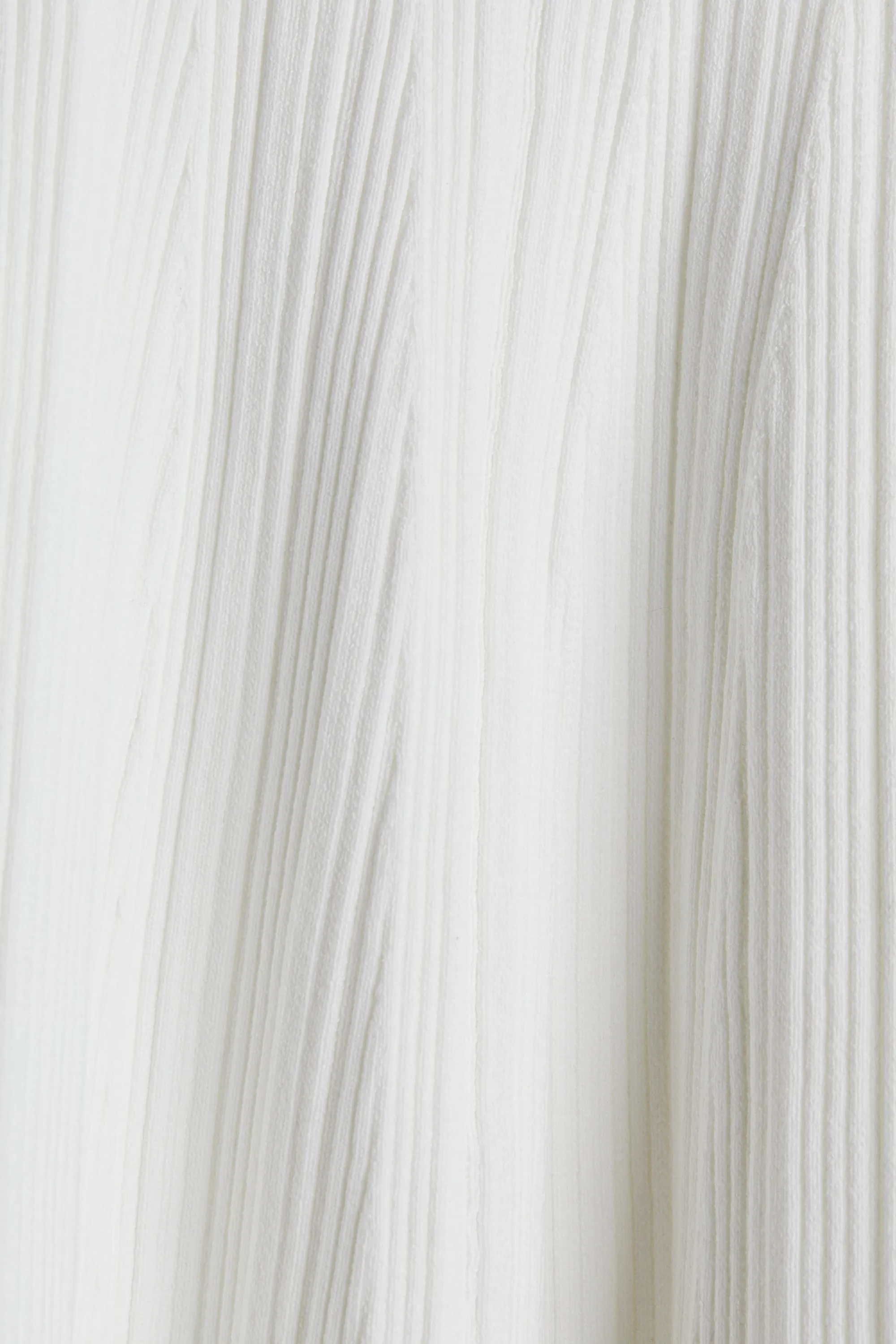 Robe tube côtelée - Blanc