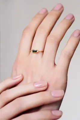 BAGUE DORESS - Or blanc 18 carats — photo 4