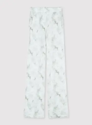 Pantalon Kaki Tie & Dye en Lin