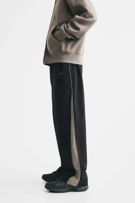 Pantalon de survêtement Loose Fit en nylon - Noir/Sport 92 — photo 4