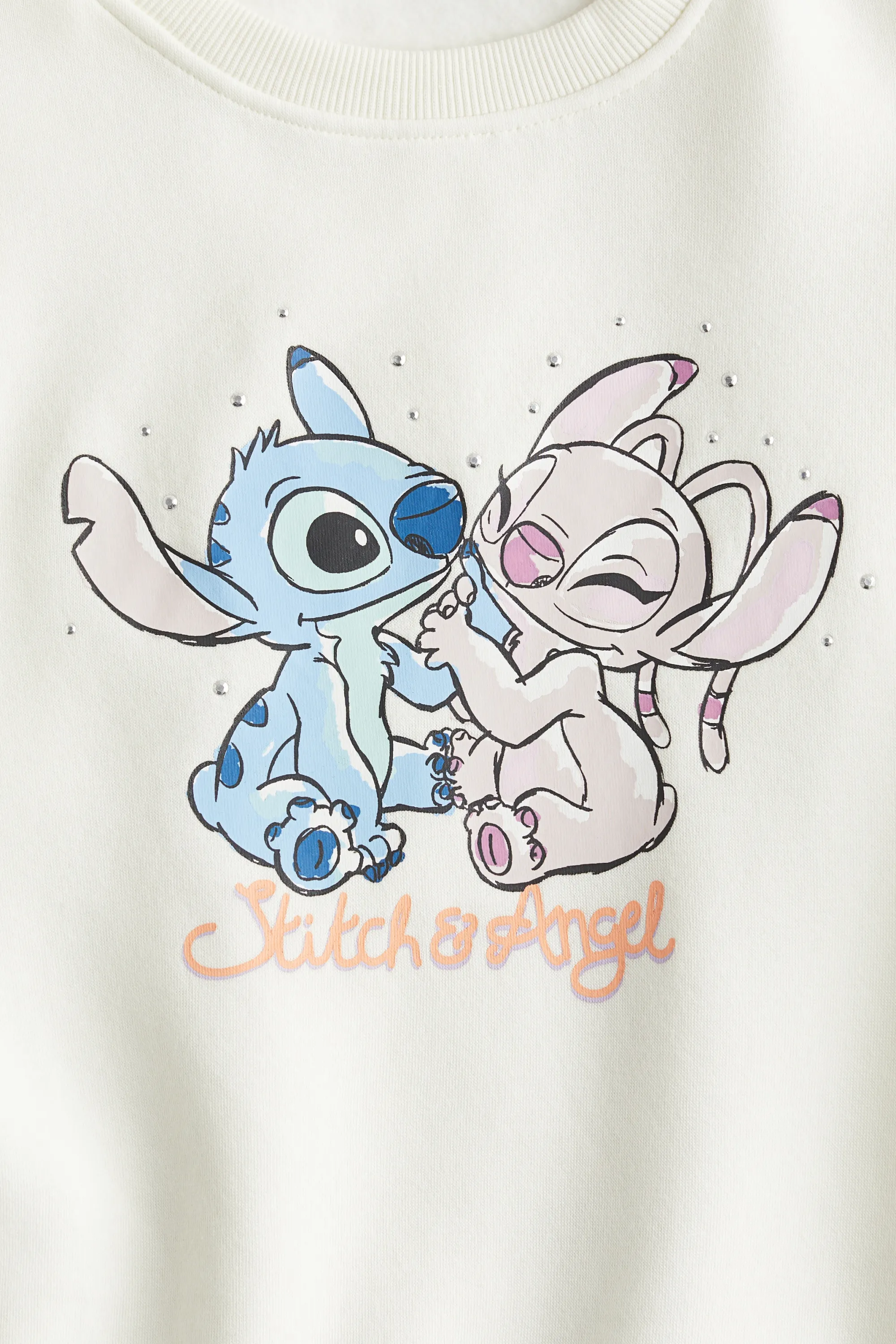 Sweat avec motif - Crème/Lilo et Stitch