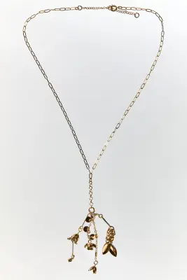 Collier lasso - Doré — photo 1