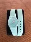 Montre femme bleu clair