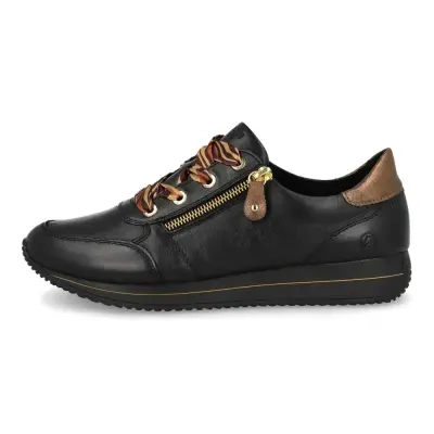 Baskets Remonte D0H11-03 Noires - Lacets Grande Pointure Femme — photo 2