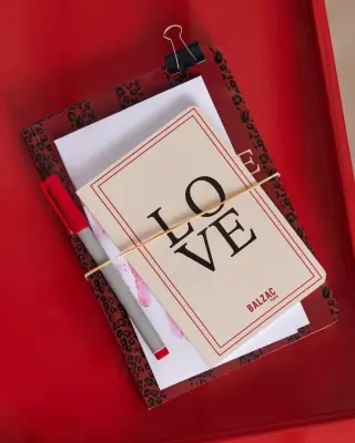Carnet A6 ecru Love — photo 3