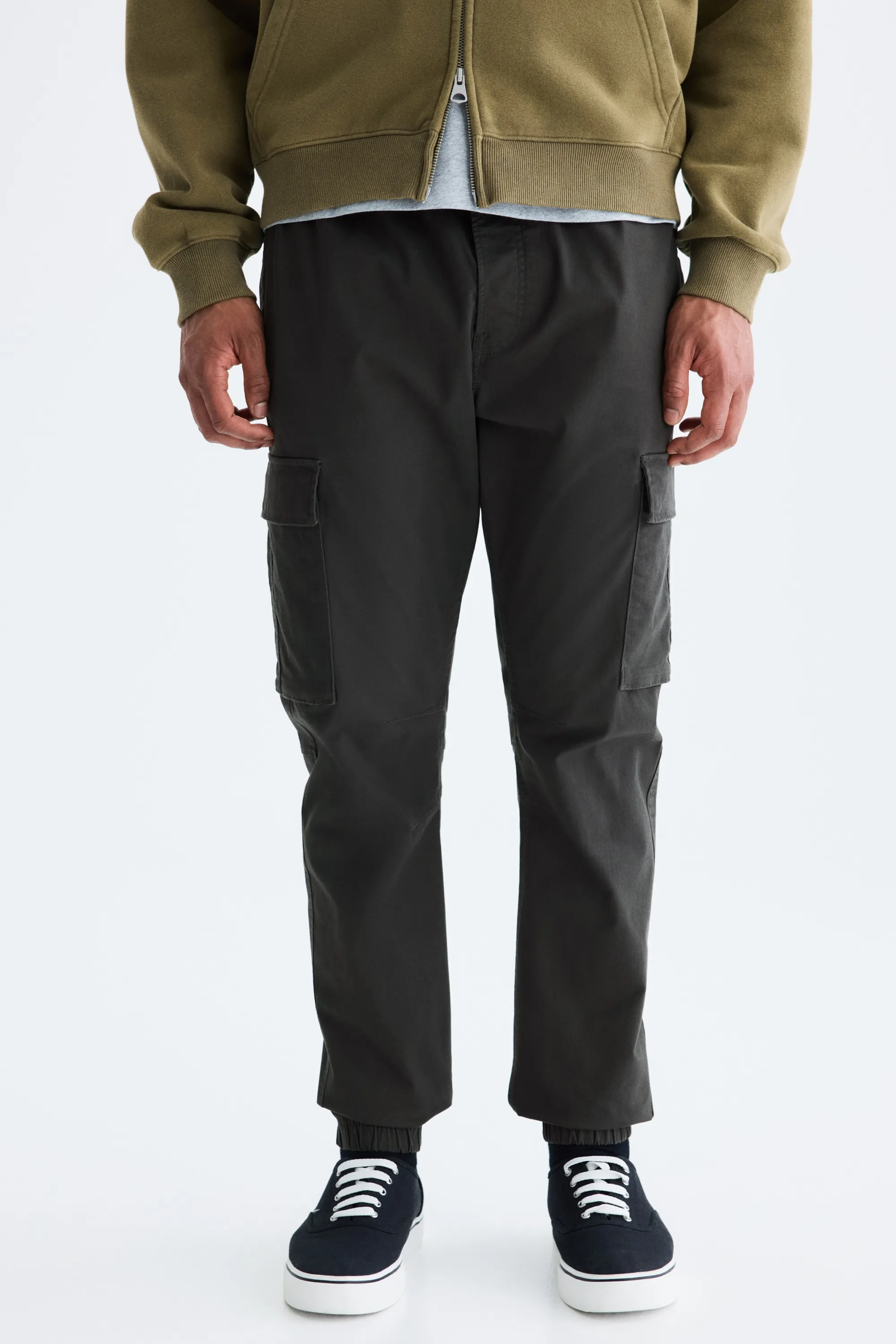 Pantalon cargo Slim Fit - Gris foncé