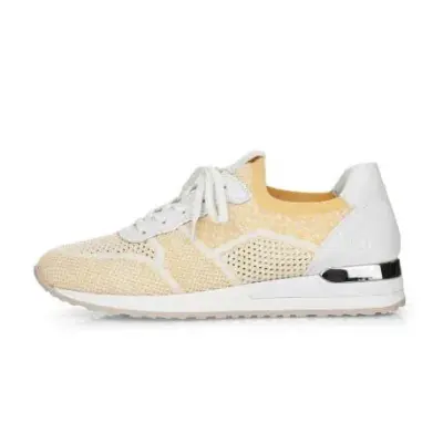 Baskets Remonte R2538-68 Jaunes - Lacets Grande Pointure Femme — photo 2