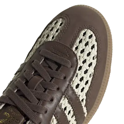Adidas Samba OG Basketweave Cream White Earth Strata — photo 4