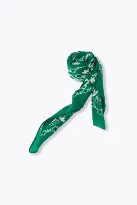 Foulard carré en laine Femme — photo 2