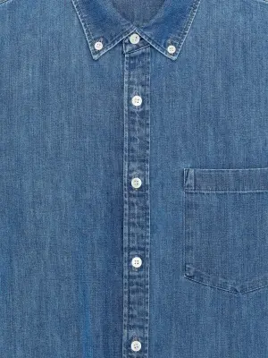 Chemise en jean classique - Bleu délavé — photo 4