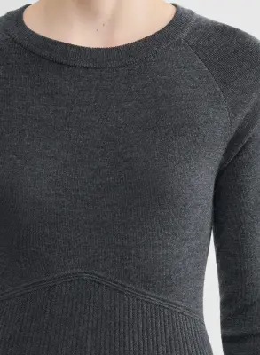 Robe en laine mérinos et élasthanne — photo 3