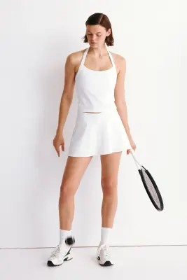 Débardeur de sport dos nu SoftMove™ - Blanc — photo 2