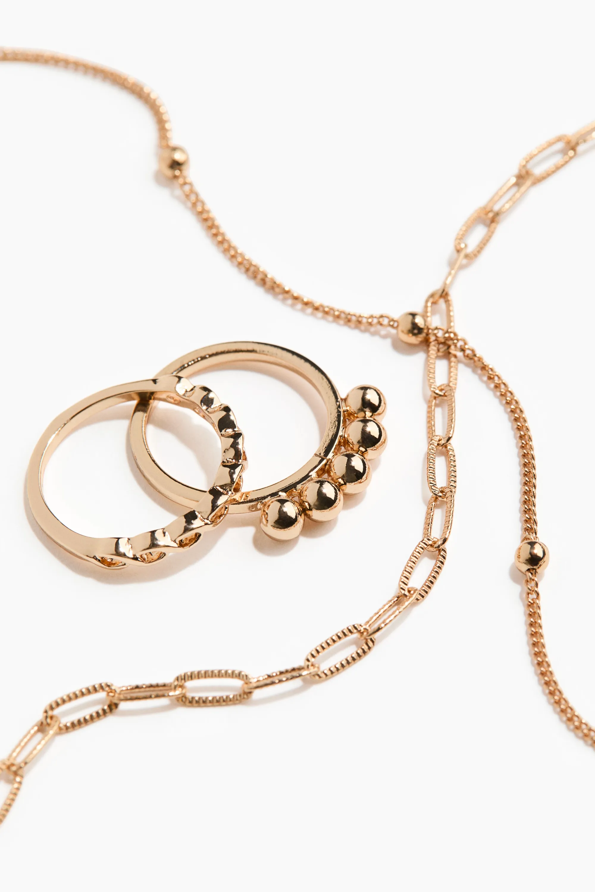 Ensemble de bijoux 4 pièces - Doré