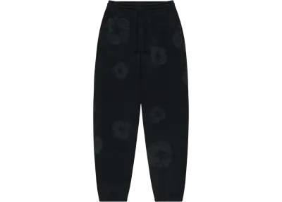 Denim Tears Cotton Wreath Sweatpants Black Monochrome — photo 1
